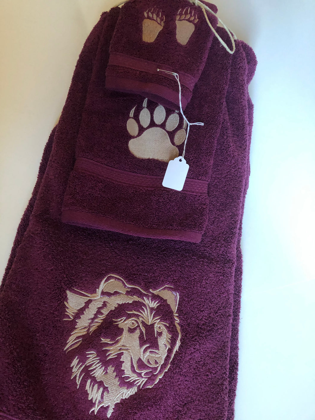 Grizzly bear towels
